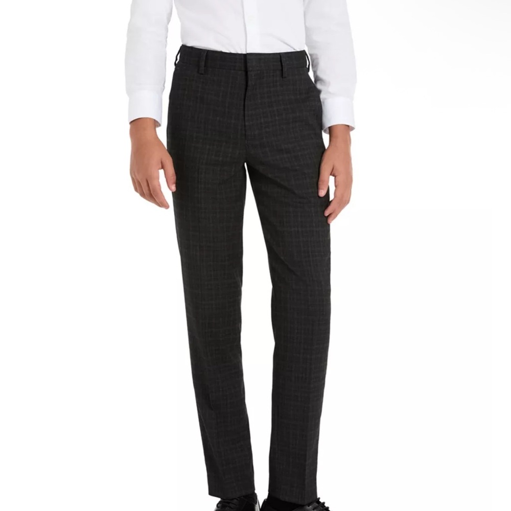 NWT Brooks Brothers Boys Charcoal Classic Dress Pants Suit Pants